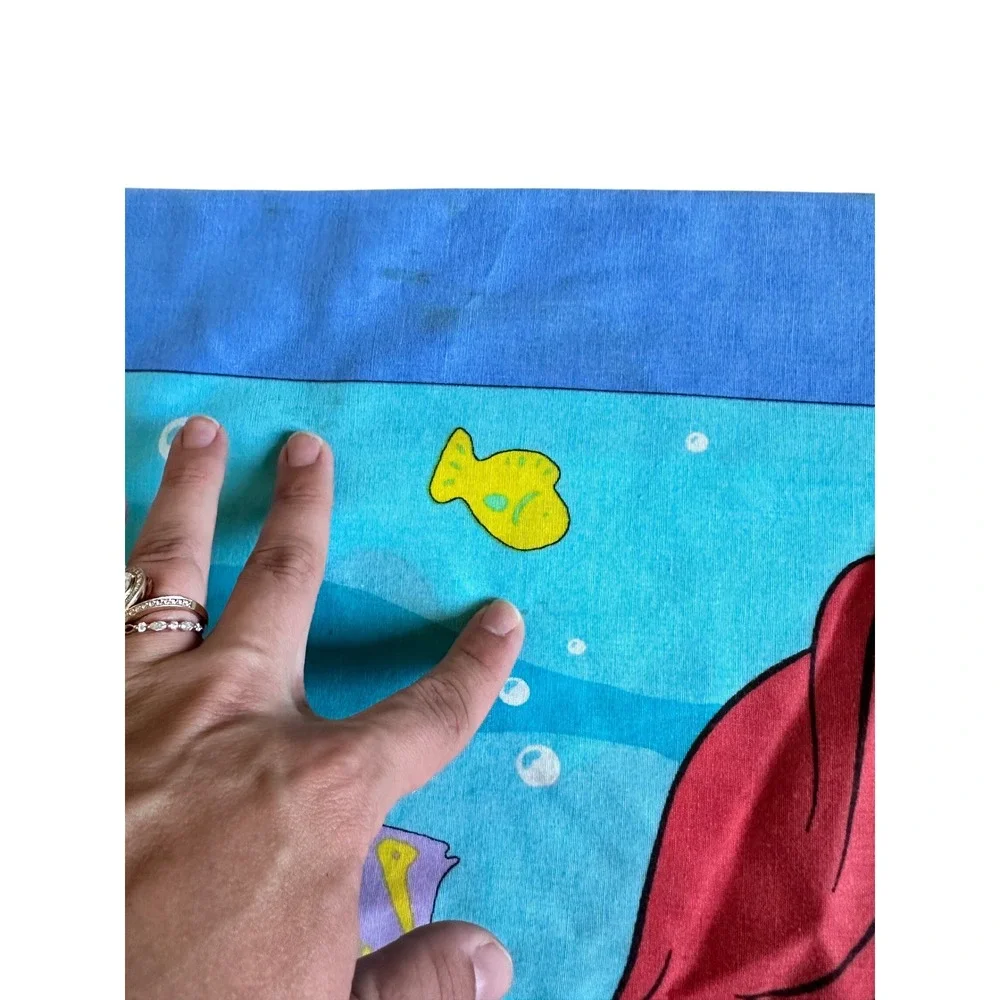 Vintage Disney The Little Mermaid Standard Pillowcase Ariel Kidcore Girlhood 90s